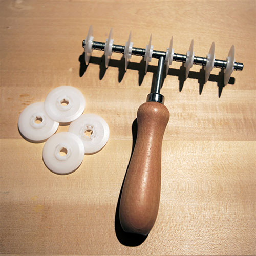 Mattarello tagliapasta dentato 26 lame - Mestiere Cucina